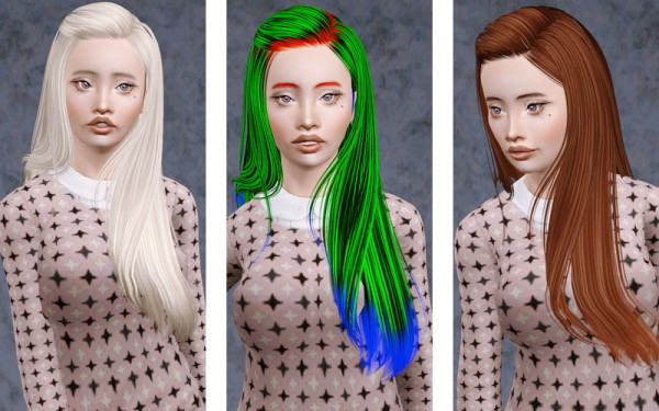The Flip hairstyle   Butterflysims 99 retextured by Beaverhausen for Sims 3