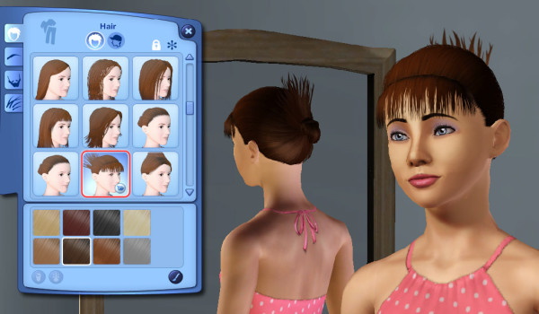 Spiny bun   Brandi Updo by Menaceman44 at Mod The Sims for Sims 3