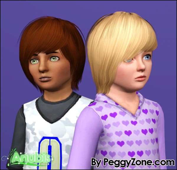 Bedhead harstyle Peggy`s 57 retextured by Anubis for Sims 3