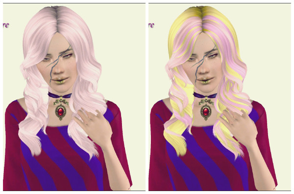 Awesome hairstyle   Cazy hairstyle retextured by Phantasia for Sims 3
