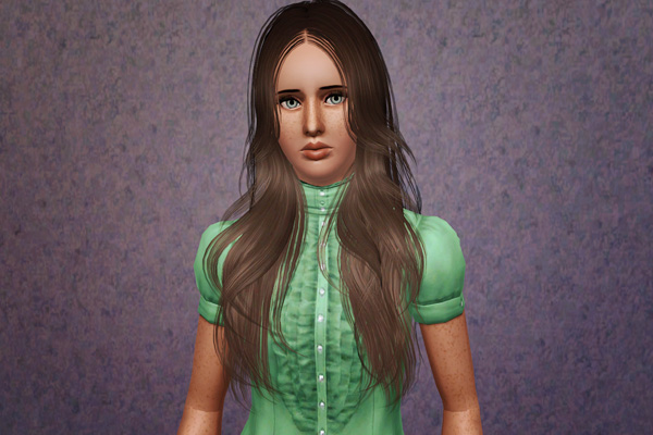 Tucked Away hairstyle   Butterfly retextured by Beaverhausen for Sims 3