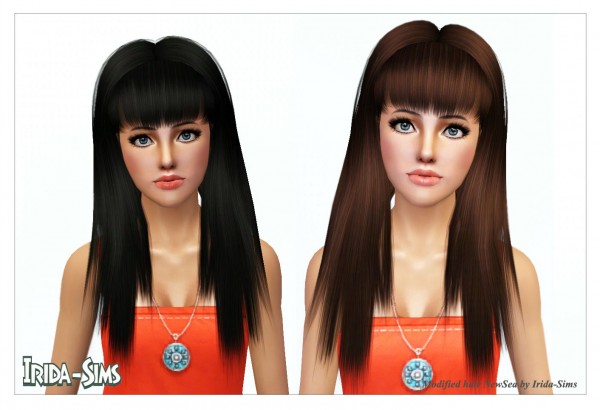 Romance hairstyle with bangs   Lady by Irida for Sims 3
