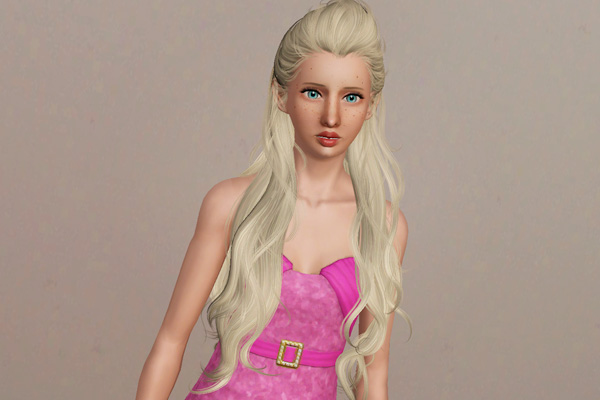 Fresh hairstyle   Newsea’s Swallowtail retextured by Beaverhausen for Sims 3