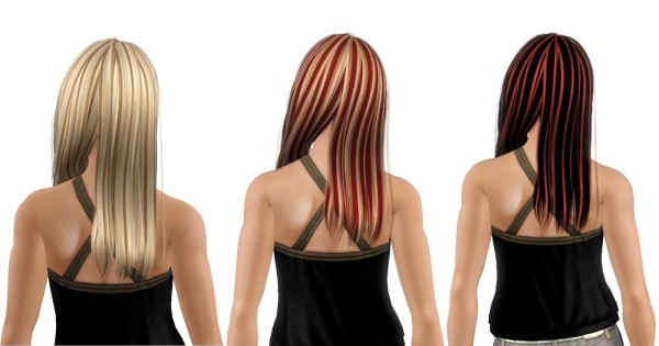 Headband with bangs hairstyle CoolSims 108 retextured by 19 Sims 3 Blog for Sims 3