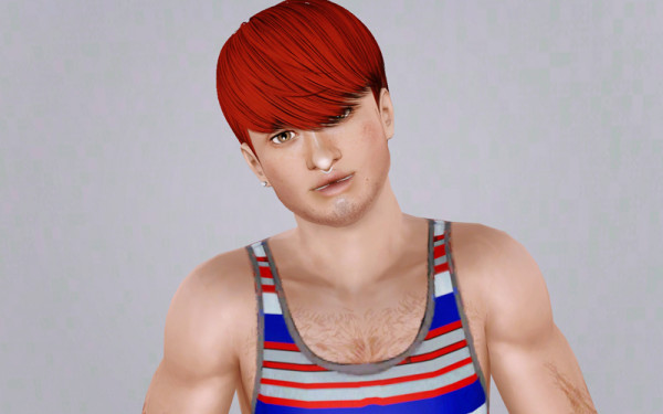 Dimensional bangs hairstyle   Raon M16 retextured by Beaverhausen for Sims 3
