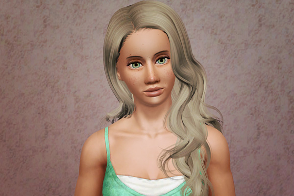 Flawlessly hairstyle retextured by Beaverhausen for Sims 3