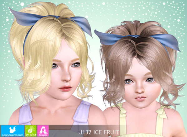 Retro hairstyle J132 Ice Fruit by NewSea for Sims 3
