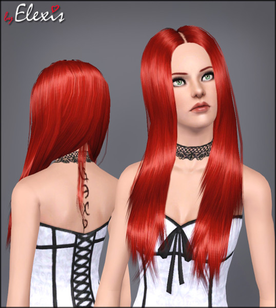 Highlighted hairstyle   Lithium Kiss by Elexis at Mod The Sims for Sims 3