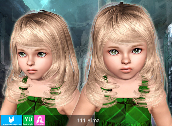 Casually hairstyle 111 Alma by NewSea for Sims 3