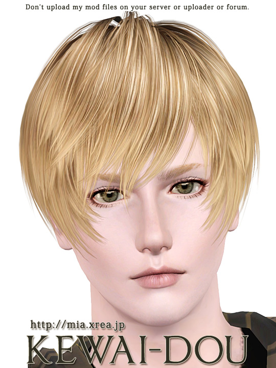 Jaekc 12 Bazaar hairstyle converted from Sims 2 to Sims 3 by Maipham ...