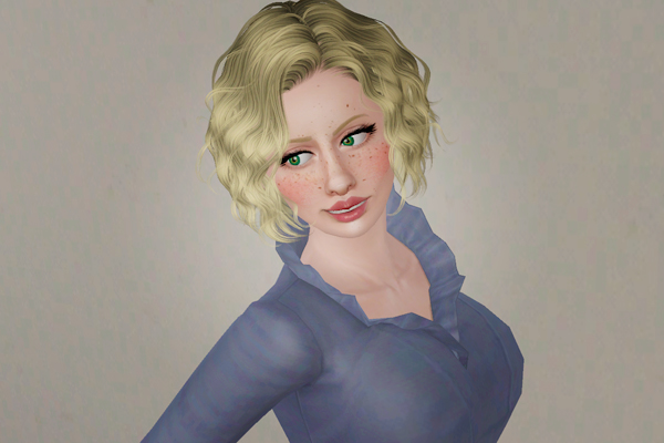 Easy, Breezy hairstyle   Newsea’s Foam Summer retextured by Beaverhausen for Sims 3
