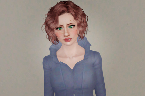 Easy, Breezy hairstyle   Newsea’s Foam Summer retextured by Beaverhausen for Sims 3