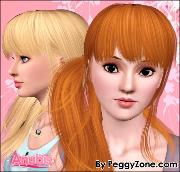 Flower   Power hairstyle Peggy Hairs 58, 59 and 282 Retextured by Anubis for Sims 3