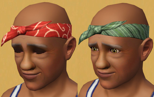 Headband   Tupac Shakur bandana by necrodog at Mod The Sims for Sims 3