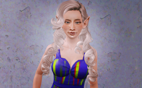The Soft Curled Sweetheart hairstyle   Newsea’s Skyscraper retexutred by Beaverhausen for Sims 3