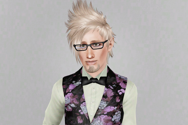 Spiky hairstyle   Newsea’s Bad Kid Toddler retextured by Beaverhausen for Sims 3