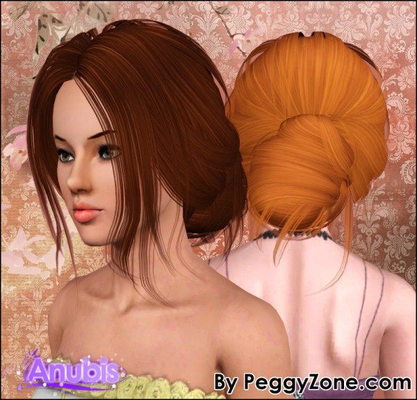 Peggy`s hairstyle retextured by Anubis for Sims 3