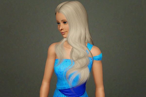 Vivacious Volume Hairstyle    Cazy’s Marie retextured by Beaverhausen for Sims 3