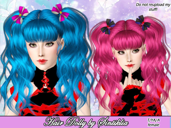 Dolly hairstyle by Sintiklia for Sims 3