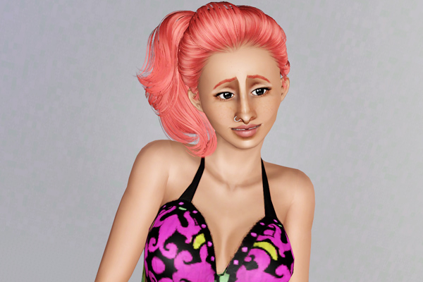 Side ponytail hairstyle     Sky Sims 56 by Beaverhausen for Sims 3