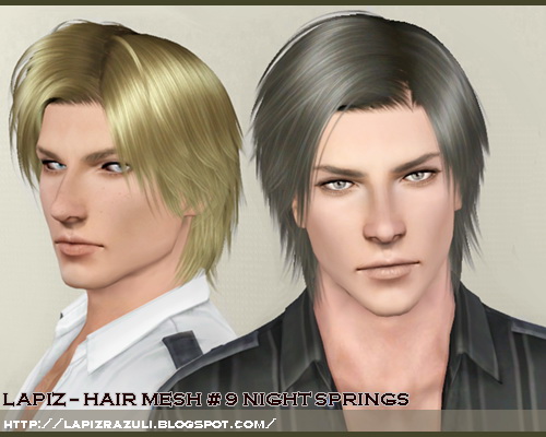 Mike hairstyle 9   Night Springs by Lapiz`s Scrapyard for Sims 3