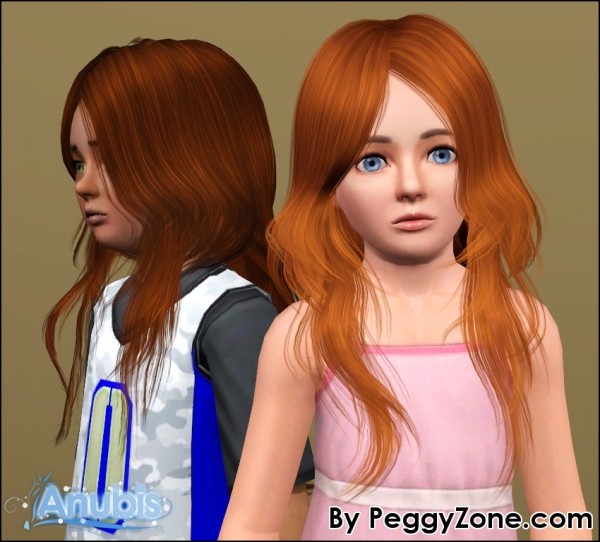 Naughty hairstyle Peggy`s 0423 retextured by Anubis for Sims 3