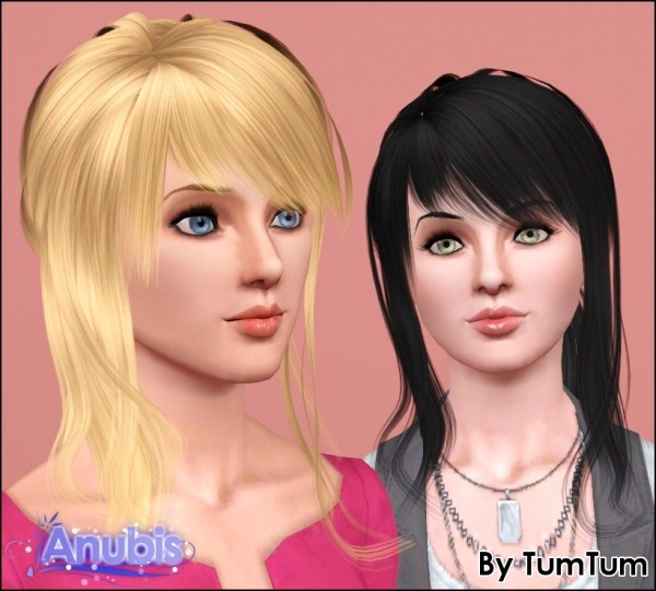 Anto`s hairstyle 51 retextured by Anubis for Sims 3