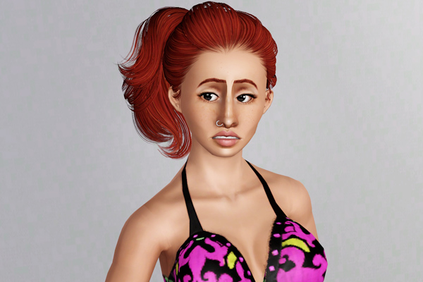 Side ponytail hairstyle     Sky Sims 56 by Beaverhausen for Sims 3