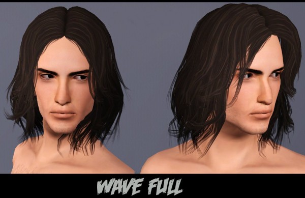 3 hairstyle retextured for males by Arisuka at Mod the Sims for Sims 3