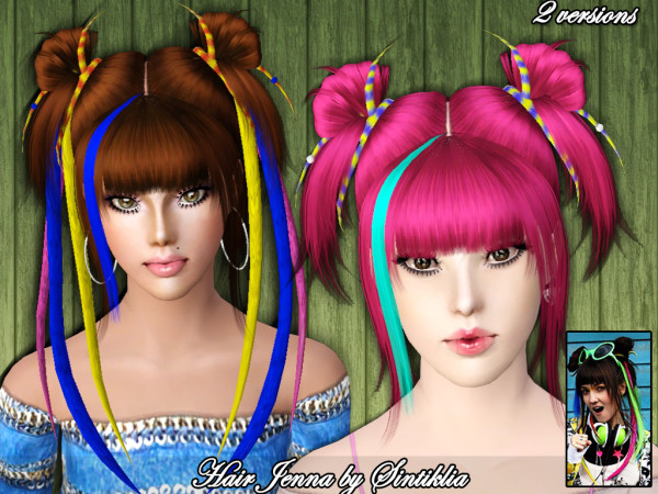 Anime hairstyle by Sintiklia for Sims 3