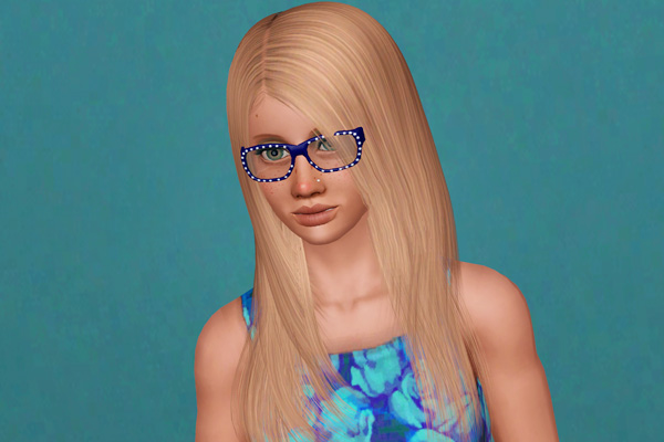 Summer look hairstyle   Raon 33 retextured by Beaverhausen for Sims 3