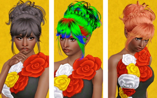 Up We Go! hairstyle   Newsea Hush Baby retextured by Beaverhausen for Sims 3