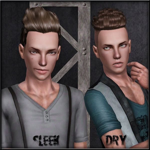 Ridge hairstyle for boys   Dry & Sleek retextured by ShojoAngel at Mod The Sims for Sims 3