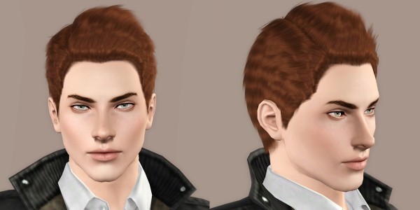 Crepe hairstyle for male Cazys DeAngelo retextured by Bring Me Victory for Sims 3