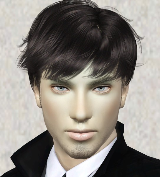 The Temptress hairstyle NewSea`s Chuck retextured by Bring Me Victory for Sims 3