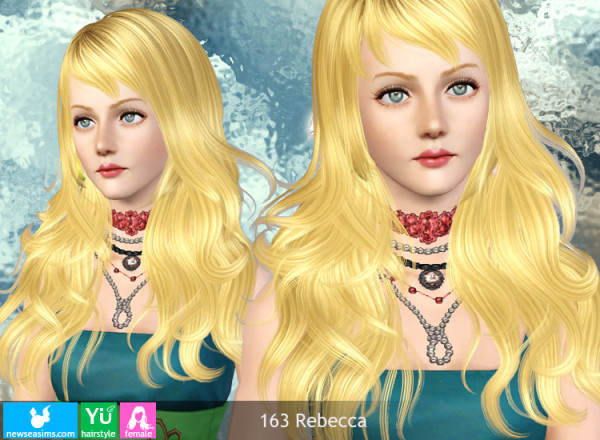 Chopped hairstyle 163 Rebecca by NewSea for Sims 3