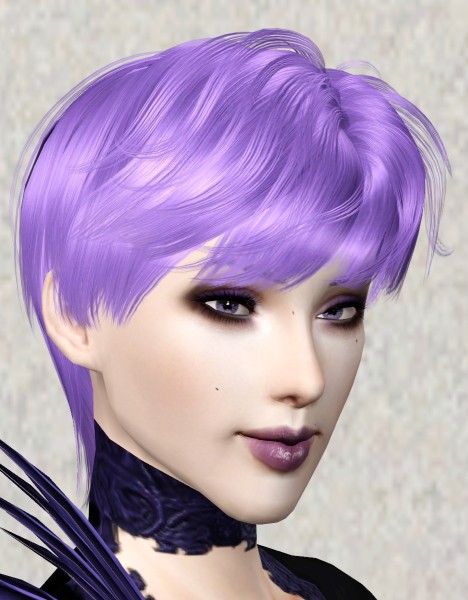 The Temptress hairstyle NewSea`s Chuck retextured by Bring Me Victory for Sims 3