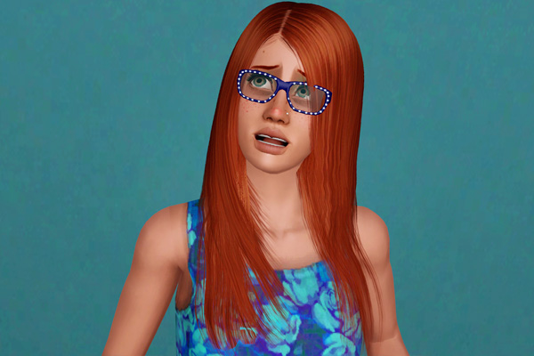 Summer look hairstyle   Raon 33 retextured by Beaverhausen for Sims 3