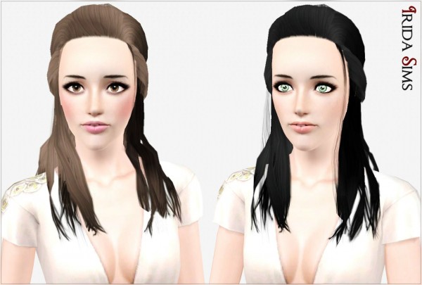 Half up  half down hairstyle  22 by Irida for Sims 3