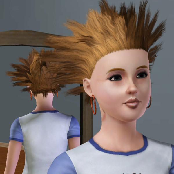 Up do hairstyle by theCreativeRoy at Mod The Sims for Sims 3