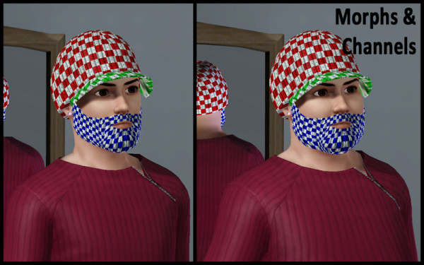 Hat with beard hairstyle   Beard O Beard Hat by omegastarr82 at Mod The Sims for Sims 3