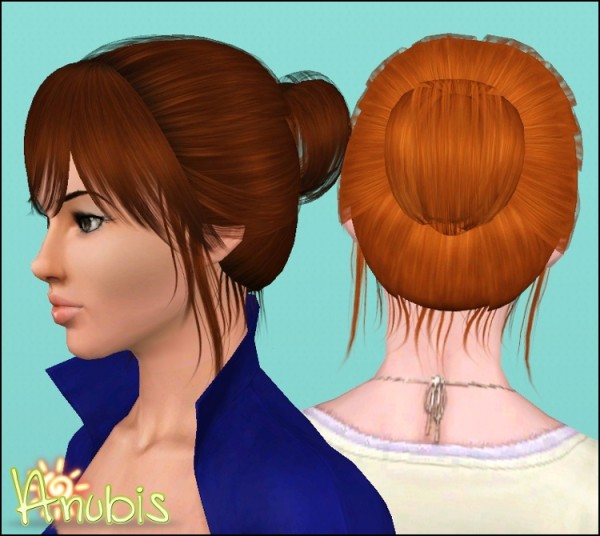 Raon`s hairstyle 13 retextured by Anubis for Sims 3