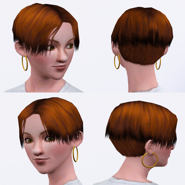Middle parth hairstyle for boys by HystericalParoxysm at Mod The Sims for Sims 3