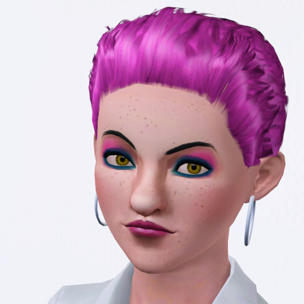 Sportive hairstyle by HystericalParoxysm at Mod the Sims for Sims 3