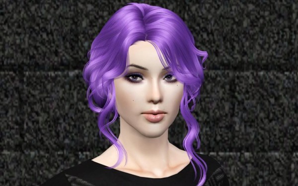 Latino bun hairstyle NewSea`s SweetSlumber retextured by Bring Me Victory for Sims 3