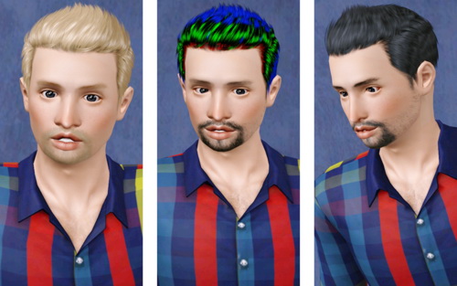 The Simple hairstyle for boys   Lapiz Lazuli’s Cupcake retextured by Beaverhausen for Sims 3