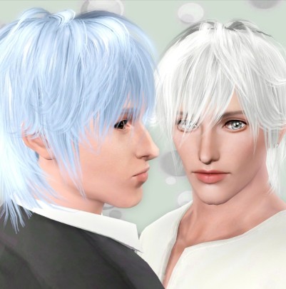 Ruffled hairstyle for boys retextured by collin 2 at Mod The Sims ...