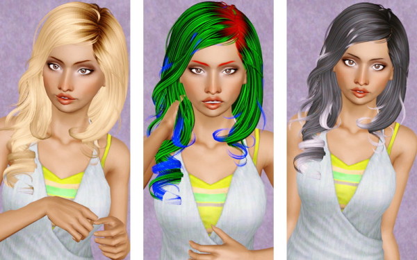 Sweet Dimension hairstyle   Newsea’s More retextured by Beaverhausen  for Sims 3