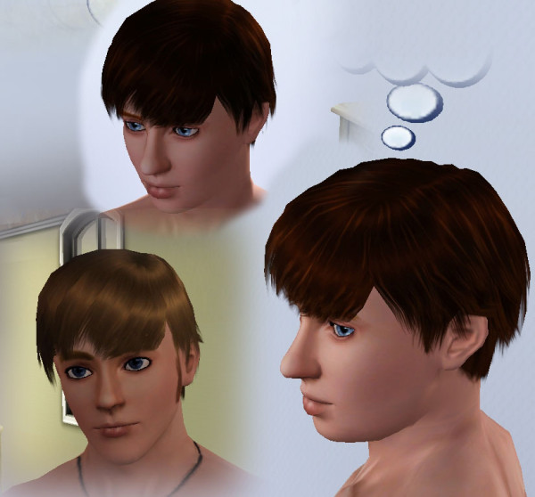 Shiny hairstyle by Kiara 24 at Mod The Sims for Sims 3