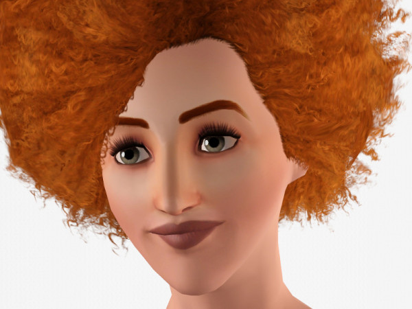  Curly and teased hairstyle   Wild Fire Fro by Nathia at Mod The Sims for Sims 3